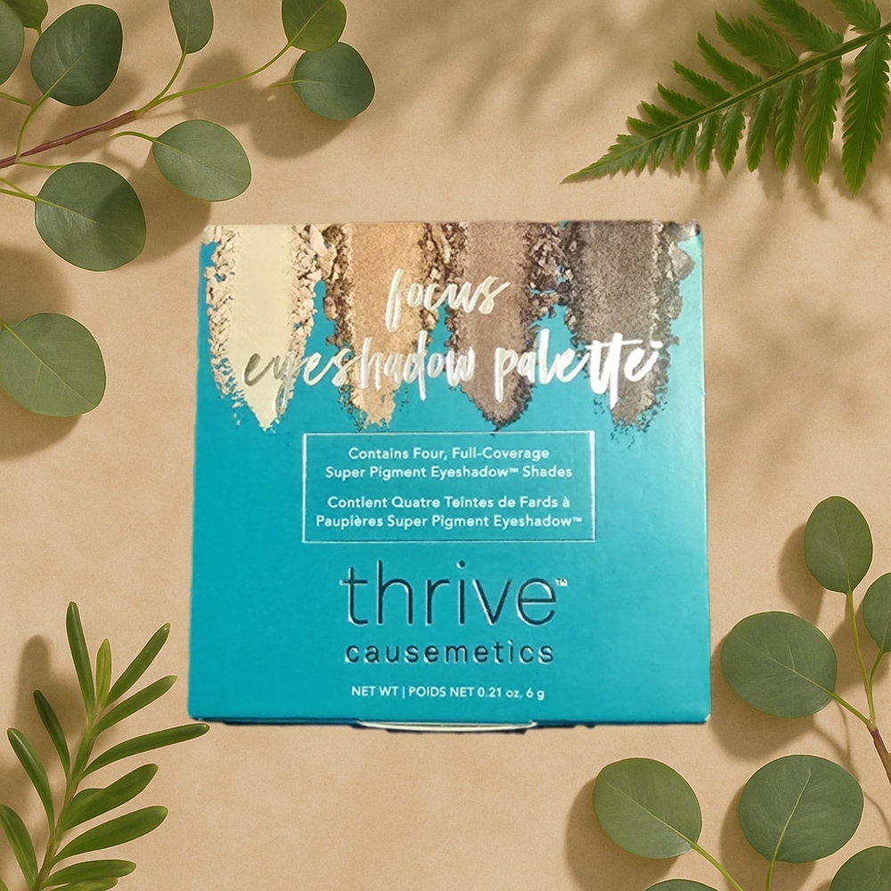 Thrive Causemetics Focus Eyeshadow Palette No. 1 | New | Vegan, Talc-Free